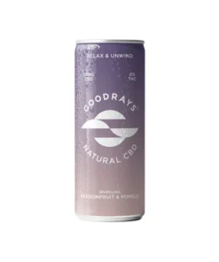 12 x Goodrays 30mg CBD Passionfruit & Pomelo Seltzer 250ml