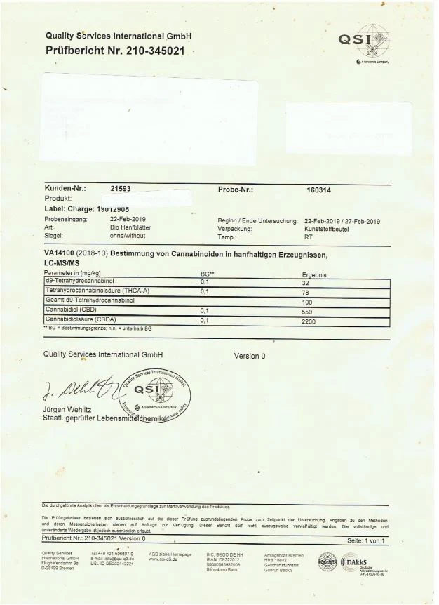 The Unusual Tea Company 3% CBD Hemp Tea - Chun Mee (Green Tea) 40g - Image 2