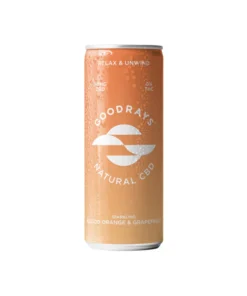 12 x Goodrays 30mg CBD Blood Orange & Grapefruit Seltzer 250ml